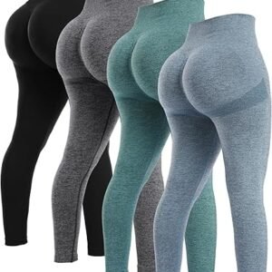 Seamless Butt Lifting Leggings Set for Women