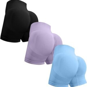 Seamless Butt Lifting Yoga Workout Shorts