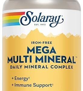 Solaray Mega Multi Mineral Vitamin Capsules