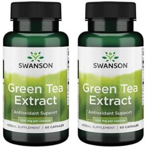 Swanson Green Tea Extract Capsules 60ct
