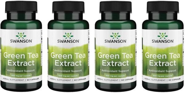 Swanson Green Tea Extract Capsules 60ct