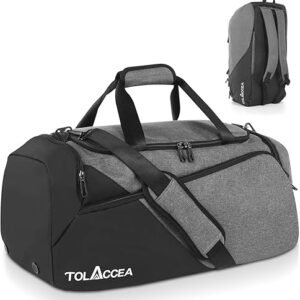 Tolaccea 47L Sport Duffel Bag Backpack