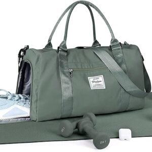 Travel Duffel Bag with Shoe Compartment