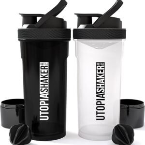 Utopia Home 2-Pack Protein Shaker Bottle
