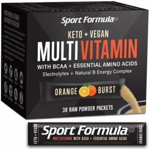 Vegan Keto MultiVitamin with BCAA Orange