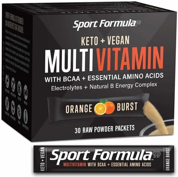 Vegan Keto MultiVitamin with BCAA Orange