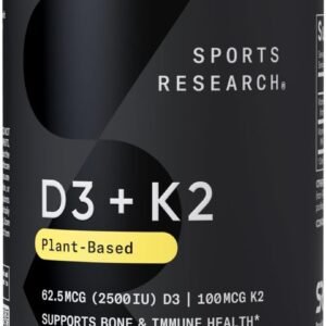 Vegan Vitamin D3 + K2 Softgels