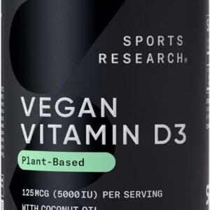 Vegan Vitamin D3 with Coconut Oil