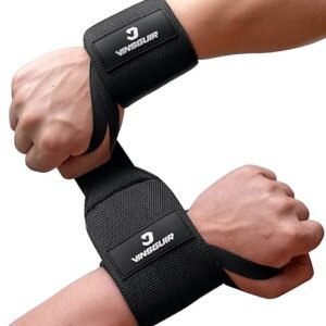 VINSGUIR Elastic Wrist Straps for Weightlifting
