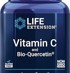 Vitamin C & Bio-Quercetin Supplement, 60 Tablets