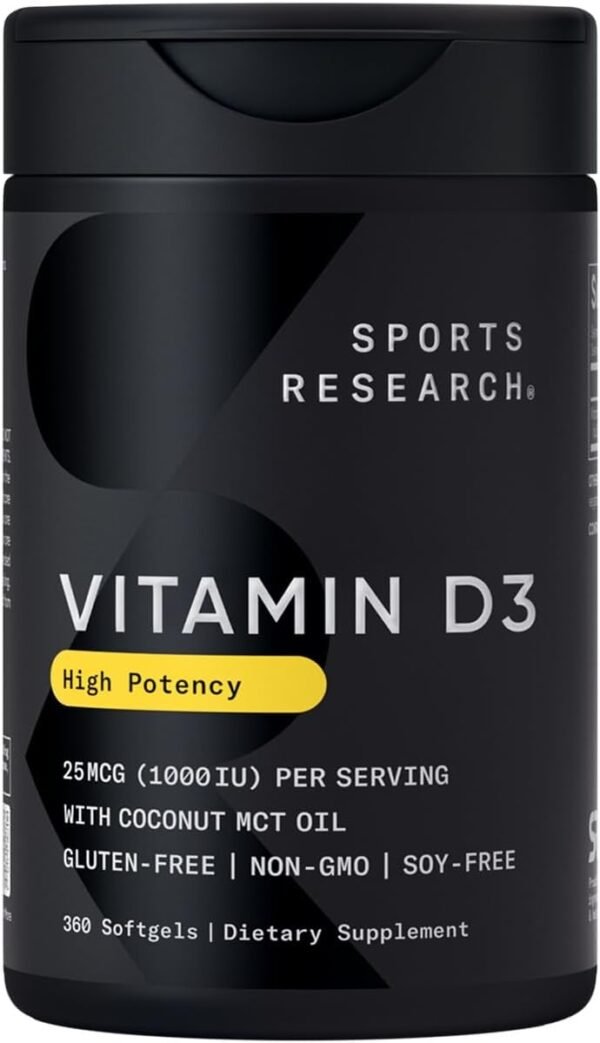 Vitamin D3 with MCT Oil Supplement