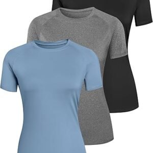 Women's 3-Pack Compression Workout Shirts