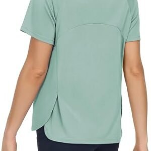 Women's Breathable Workout T-Shirt with Slits