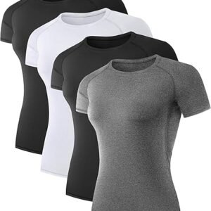 Women's Compression Athletic T-Shirts for Workout