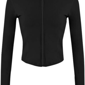 Women's Lightweight Workout Jacket with Thumbholes