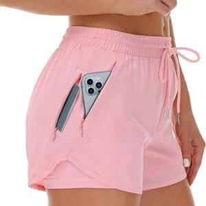 Women's Running Shorts with 3 Pockets