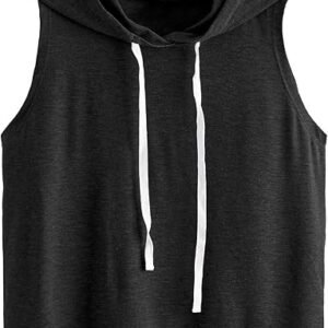 Women's Sleeveless Hooded Tank Top