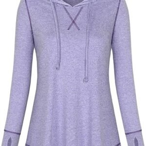 Womens Workout Hoodies with Thumbholes