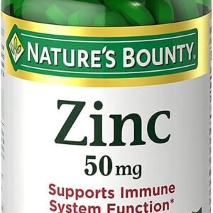 Zinc 50 mg Caplets, 100 Count x 2