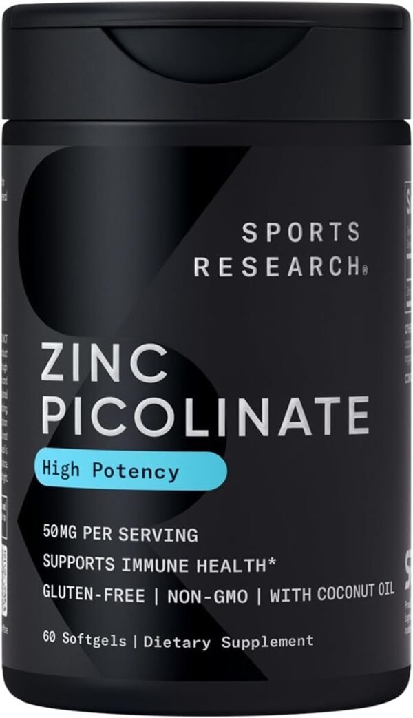 Zinc Picolinate with Coconut Oil Supplement