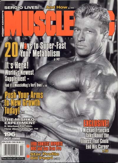 1998-October-Num 196-Muscle Mag International