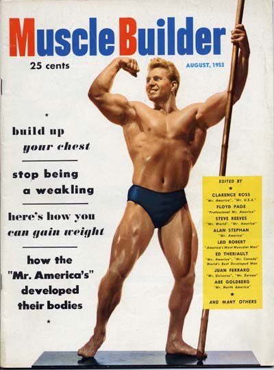 1953-August-Vol 1, Num 1-Muscle Builder