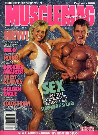 1993-February-Num 128-Muscle Mag International